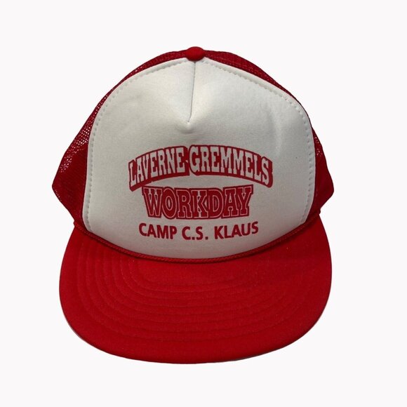 Vintage Boy Scout Hat Mens Camp C.S. Klaus Dubuque IA Trucker Mesh Snapback - Picture 1 of 8